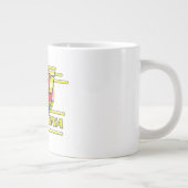 Grande Tasse logo Barcelone Espagne pour skier (Droite)