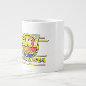 Grande Tasse logo Barcelone Espagne pour skier (Devant droit)