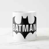 Grande Tasse Logo Bat Avec Gotham Etching (Devant)