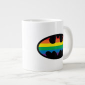 Grande Tasse Logo de Batman Rainbow (Devant droit)