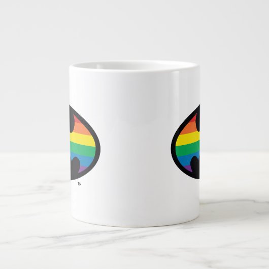 Grande Tasse Logo de Batman Rainbow (Devant)