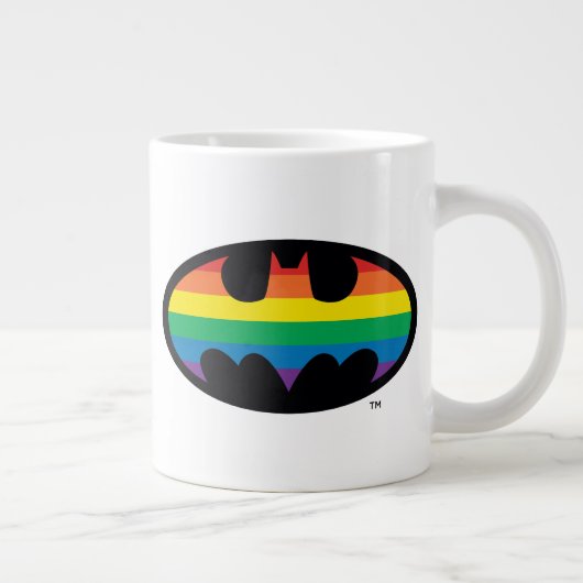 Grande Tasse Logo de Batman Rainbow (Droite)