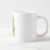 Grande Tasse logo de dessin animé Lazy Bones (Droite)