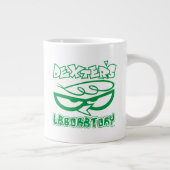 Grande Tasse Logo de la face de laboratoire de Dexter (Droite)