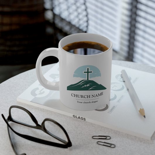 Grande Tasse Logo de l'église personnalisée