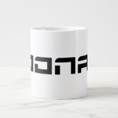 Grande Tasse Logo de police futuriste Toonami (Devant)
