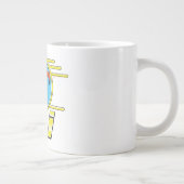 Grande Tasse Logo de ski rétro 90 (Droite)