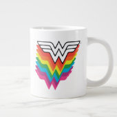 Grande Tasse Logo de Wonder Woman Layers Rainbow (Droite)
