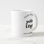 Grande Tasse Logo d'entreprise personnalisé (Devant droit)