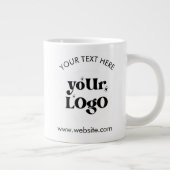 Grande Tasse Logo d'entreprise personnalisé (Droite)