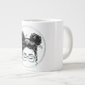 Grande Tasse Logo d'Express du mess chaud (Devant droit)