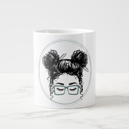 Grande Tasse Logo d'Express du mess chaud (Devant)