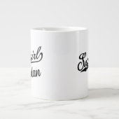 Grande Tasse Logo du nom étoilé Supergirl Baseball (Devant)