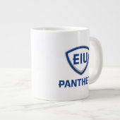 Grande Tasse Logo Eastern Illinois Panthers Shield & Wordmark (Devant droit)