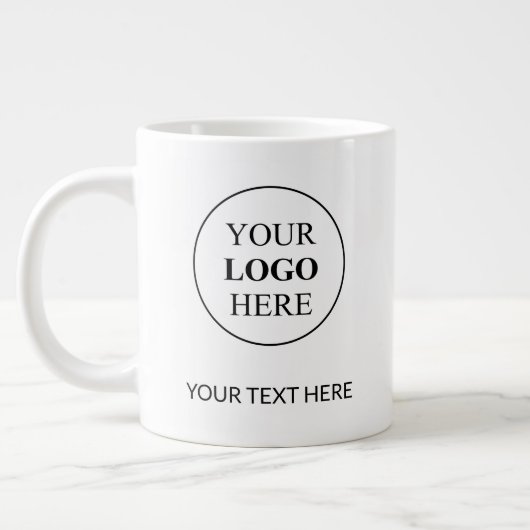 Grande Tasse Logo promotionnel personnalisé - Pas de commande m (Gauche)