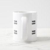 Grande Tasse Logo simple à répéter | Blanc (Dos)
