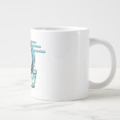 Grande Tasse Logo ski aigle doré rétro (Droite)