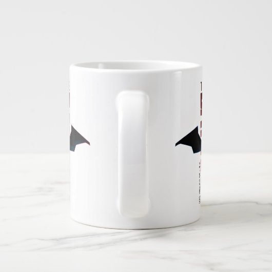 Grande Tasse Logo vertical de Batman (Dos)