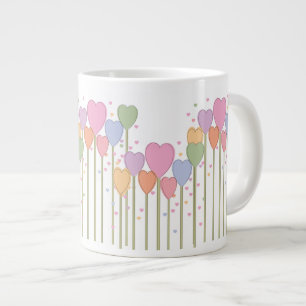 Grande Tasse Lollipops de coeur lunaire