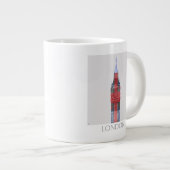 Grande Tasse Londres Big Ben Union Jack (Devant droit)