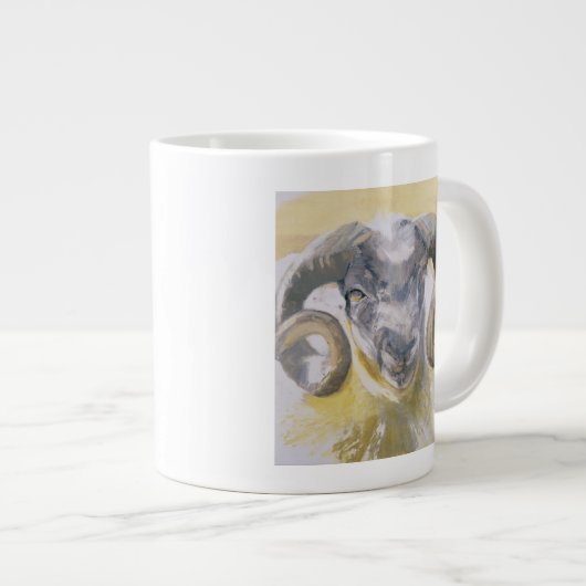 Grande Tasse Longs moutons 2 de klaxon (Devant droit)