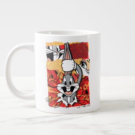 Grande Tasse LOONEY TUNES™ | BUGS BUNNY™ Pop-up Graphic (Gauche)