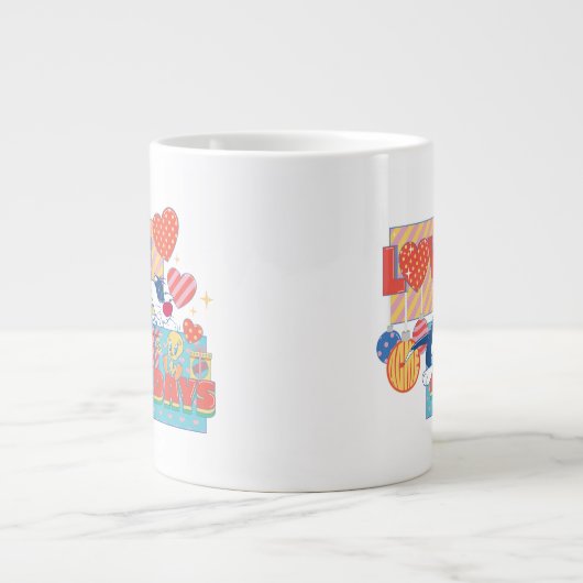 Grande Tasse LOONEY TUNES™ | SYLVESTER™ & TWEETY™Love Holidays (Devant)
