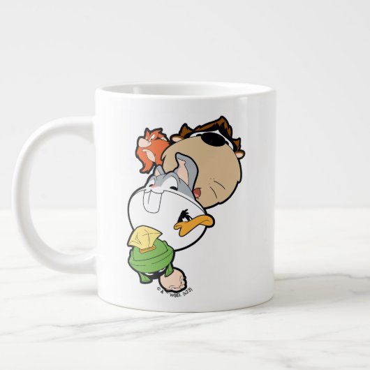 Grande Tasse LOONEY TUNES™ Têtes massives stylisées (Gauche)