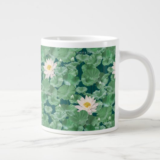 Grande Tasse Lotus Lagoon Motif - Le Lotus Blanc (Droite)