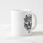 Grande Tasse Loup de tribu indienne (Devant droit)