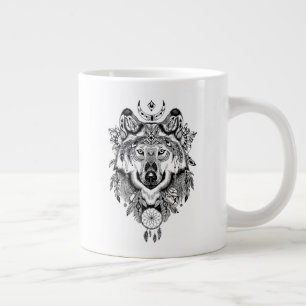 Grande Tasse Loup de tribu indienne
