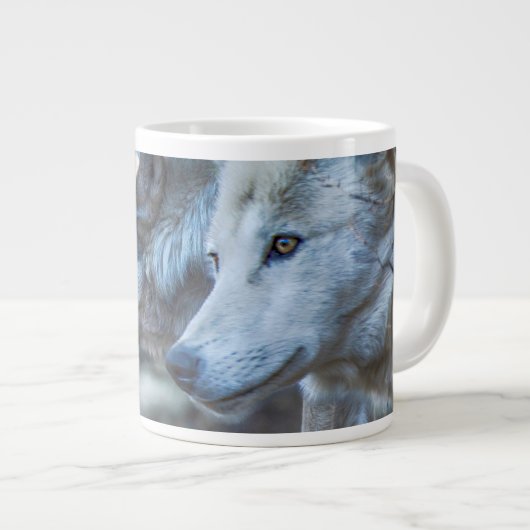 Grande Tasse Loup gris SENTINEL LOOLES (Devant droit)