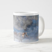 Grande Tasse Loup gris "WOLF TERITORIES" 20oz (Devant droit)
