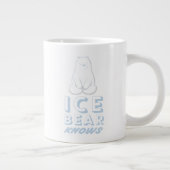 Grande Tasse L'Ours De Glace Connaît (Droite)