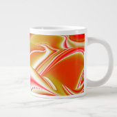 Grande Tasse Love and Gold Abstrait 3D Rainbowart (Droite)