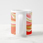 Grande Tasse Love and Gold Abstrait 3D Rainbowart (Dos)
