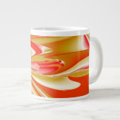 Grande Tasse Love and Gold Abstrait 3D Rainbowart (Devant droit)