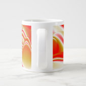 Grande Tasse Love and Gold Abstrait 3D Rainbowart (Dos)