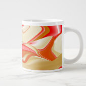 Grande Tasse Love and Gold Abstrait 3D Rainbowart (Droite)