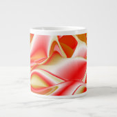 Grande Tasse Love and Gold Abstrait 3D Rainbowart (Devant)