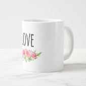 Grande Tasse *~* LOVE INTENTION ÉMOTO Flower Bouquet (Devant droit)