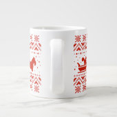Grande Tasse Love Joy Peace Scotties Festive Christmas Dogs (Dos)