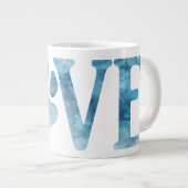 Grande Tasse Love Paw Blue (Devant droit)