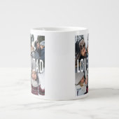 Grande Tasse Love You Dad Photo Collage Fête des pères (Devant)