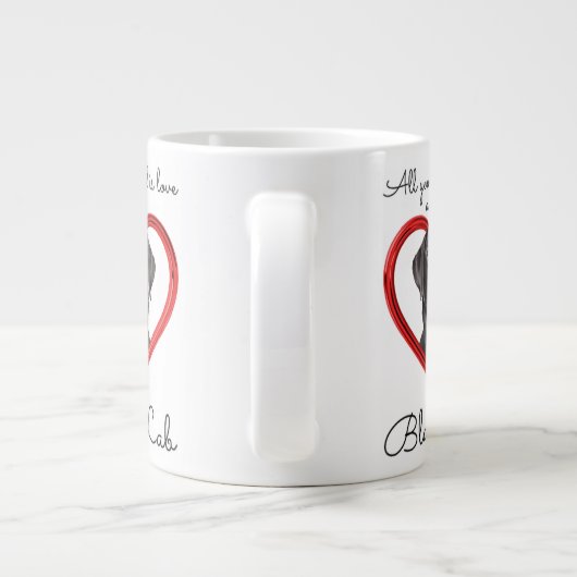 Grande Tasse Loyal Black Lab (Dos)