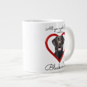 Grande Tasse Loyal Black Lab (Devant droit)