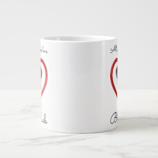 Grande Tasse Loyal Black Lab (Devant)