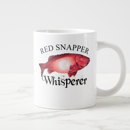 Grande Tasse Lumière de Whisperer de Red Snapper (Droite)