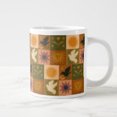 Grande Tasse Lune de soleil céleste Boho Retro (Droite)