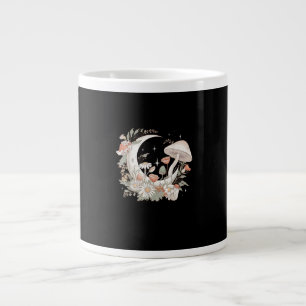 Grande Tasse Lune esthétique Goblincore et champignon Cottageco